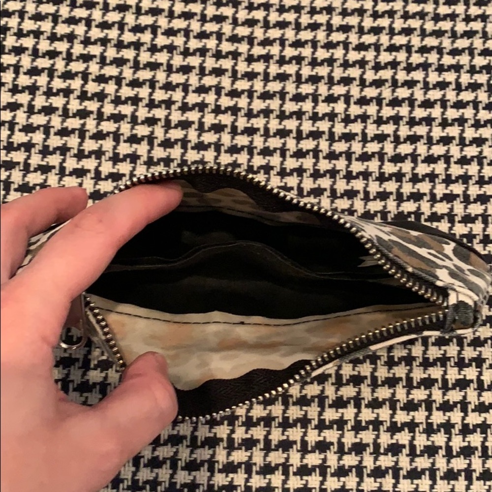 Leopard Print Makeup Train Case + Brush Case - image 7